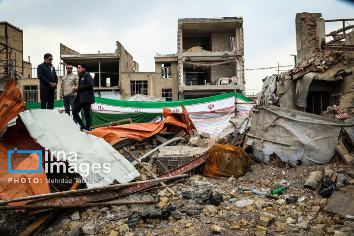 آثار حملات هوایی به مناطق مسکونی در ارومیه