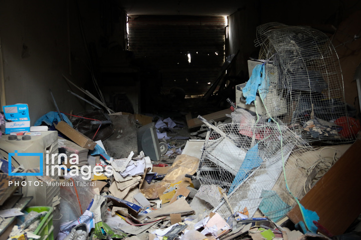 آثار حملات هوایی به مناطق مسکونی در ارومیه