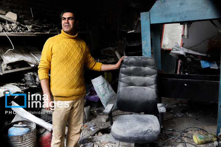 آثار حملات هوایی به مناطق مسکونی در ارومیه