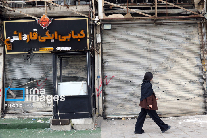 آثار حملات هوایی به مناطق مسکونی در ارومیه