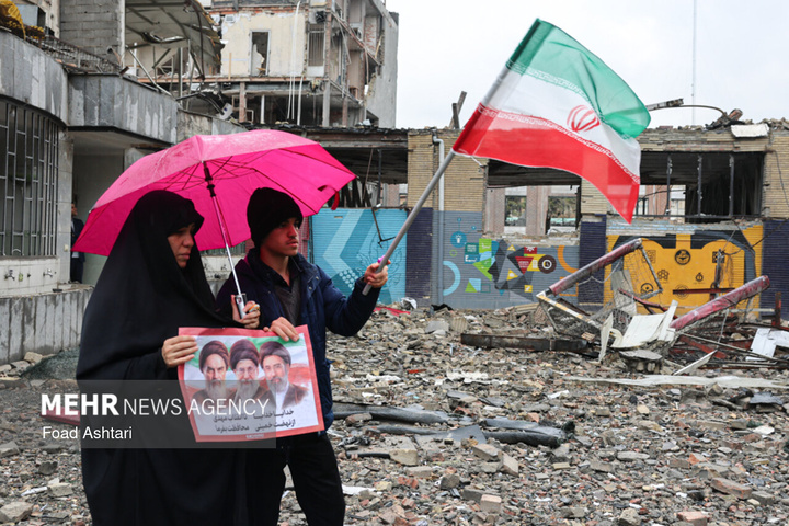 تجمع فرهنگیان و دانش‌آموزان در محکومیت جنایات آمریکایی صهیونیستی
