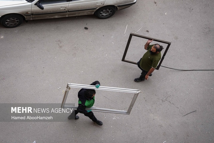 گروه‌های جهادی، پای کار بازسازی مناطق آسیب دیده در جنگ