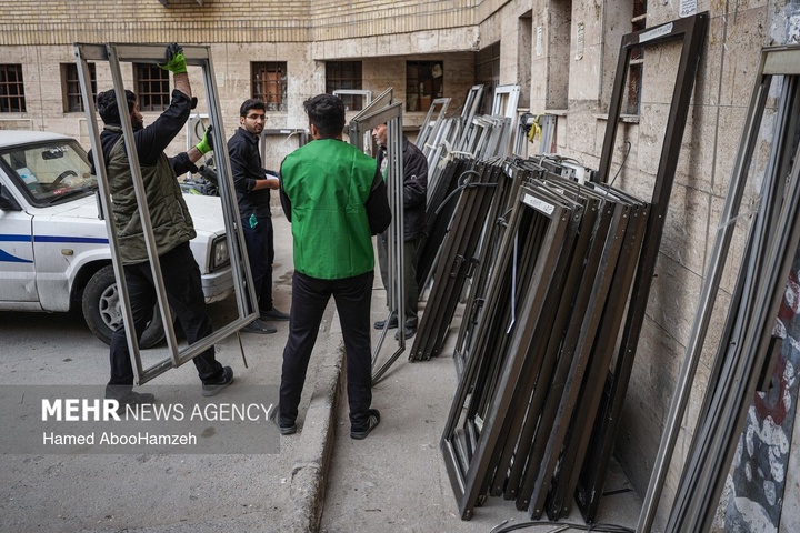 گروه‌های جهادی، پای کار بازسازی مناطق آسیب دیده در جنگ