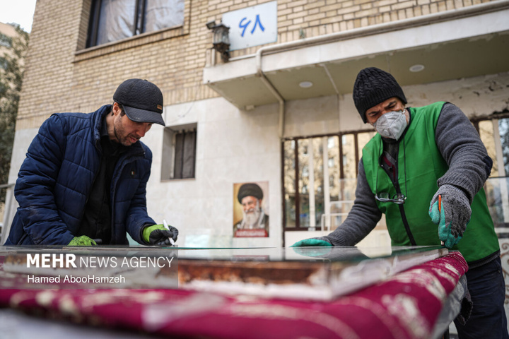 گروه‌های جهادی، پای کار بازسازی مناطق آسیب دیده در جنگ