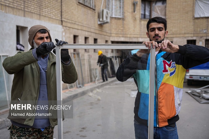 گروه‌های جهادی، پای کار بازسازی مناطق آسیب دیده در جنگ