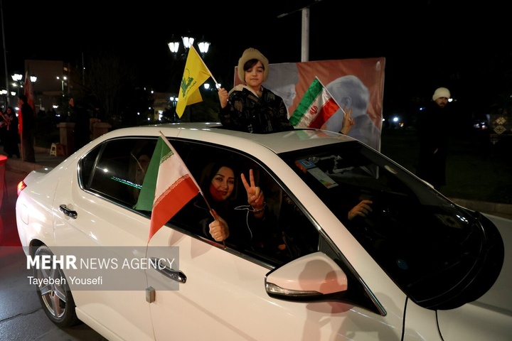 اجتماع شبانه همدانی‌ها در دفاع از امنیت کشور