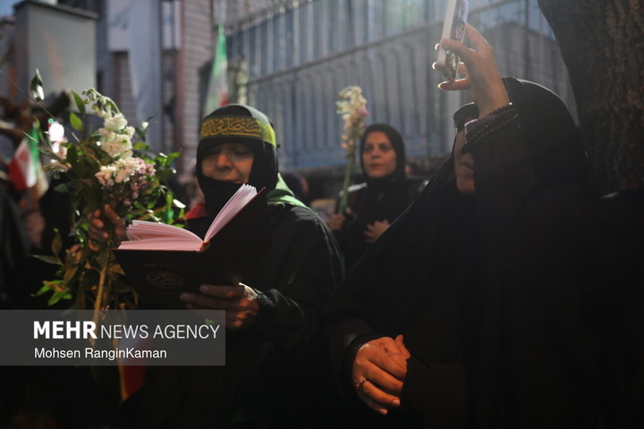 تشییع شهیدان لاریجانی، سلیمانی و شهدای ناو دنا ـ ۱