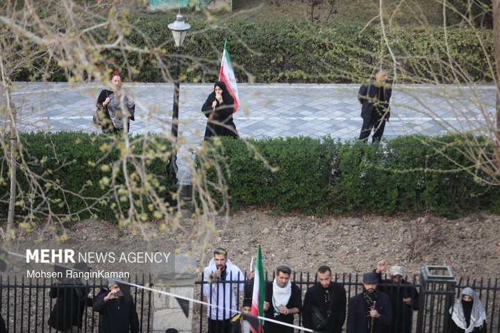 تشییع شهیدان لاریجانی، سلیمانی و شهدای ناو دنا ـ ۱