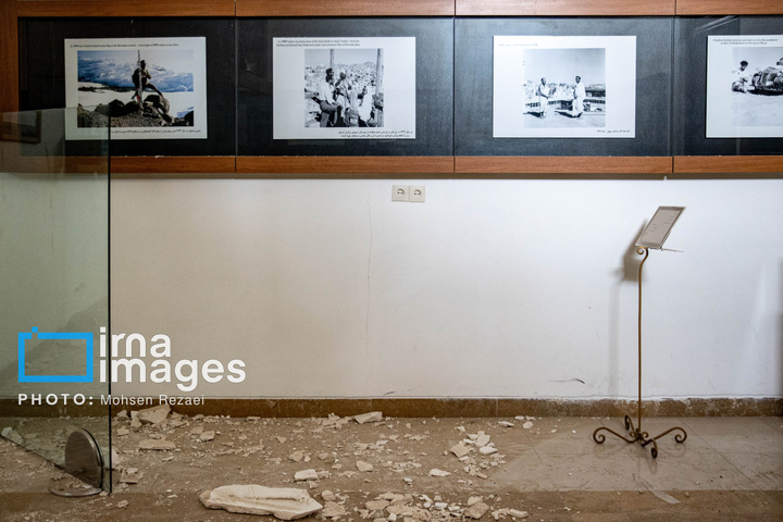 ترکش‌های بمباران هوایی به کاخ سعدآباد رسید