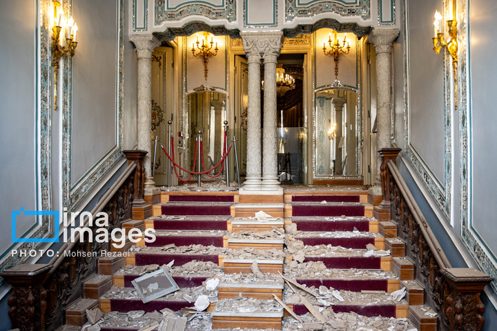 ترکش‌های بمباران هوایی به کاخ سعدآباد رسید