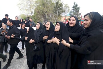 تشییع پیکر شهدای جنگ رمضان در اصفهان