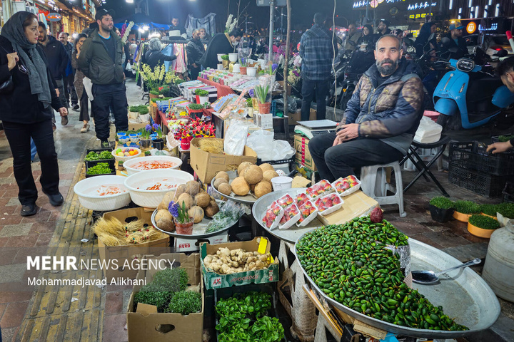 حال و هوای عید نوروز در بازار تجریش تهران