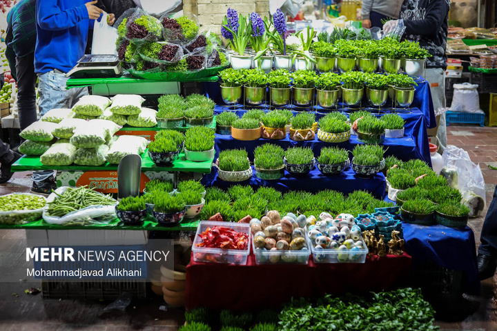 حال و هوای عید نوروز در بازار تجریش تهران