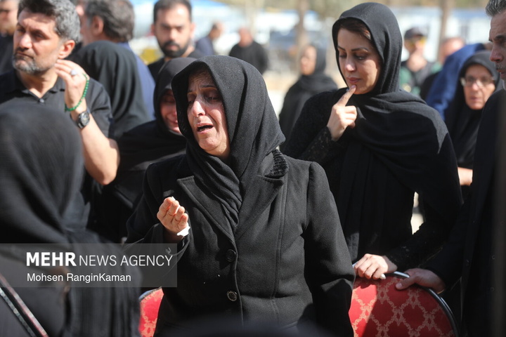 وداع با پیکر شهدای حملات صهیونی-آمریکایی