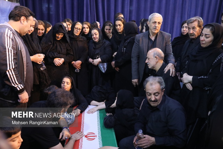 وداع با پیکر شهدای حملات صهیونی-آمریکایی