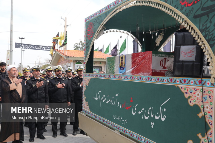 وداع با پیکر شهدای حملات صهیونی-آمریکایی