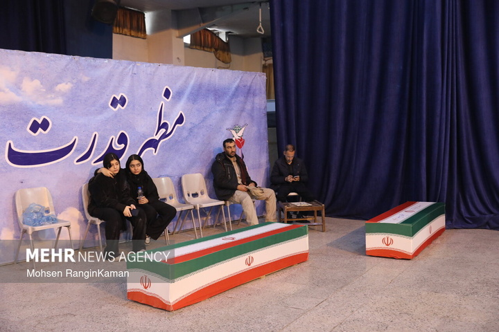 وداع با پیکر شهدای حملات صهیونی-آمریکایی