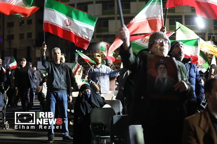 مراسم استقبال از تیم ملی فوتبال زنان در میدان ولیعصر (عج) /تهران