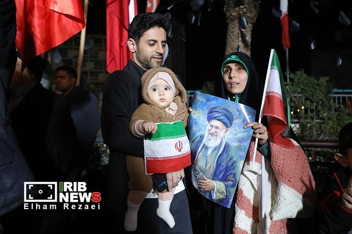 مراسم استقبال از تیم ملی فوتبال زنان در میدان ولیعصر (عج) /تهران