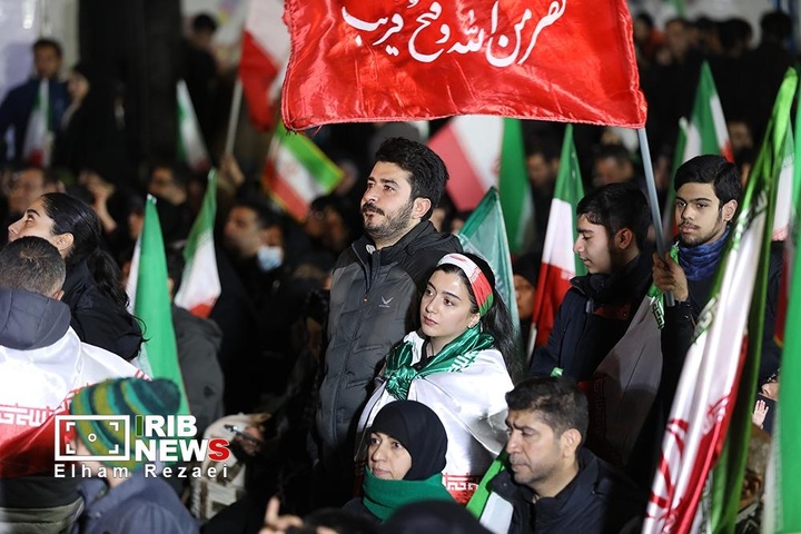 مراسم استقبال از تیم ملی فوتبال زنان در میدان ولیعصر (عج) /تهران