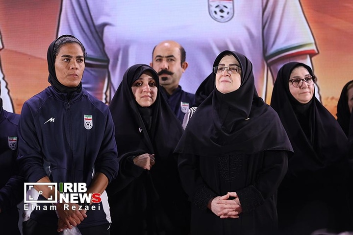 مراسم استقبال از تیم ملی فوتبال زنان در میدان ولیعصر (عج) /تهران