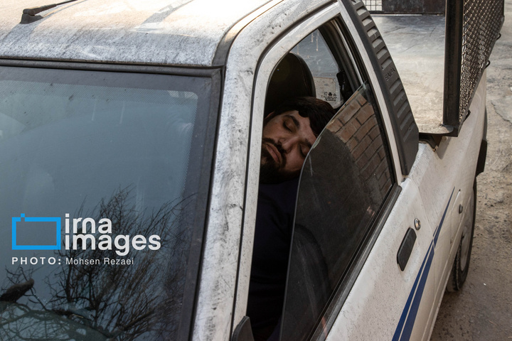 آثار حملات هوایی به مناطق مسکونی در تهران