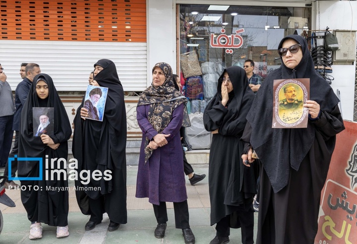 تشییع پیکر سردار غلامرضا سلیمانی در شهرکرد