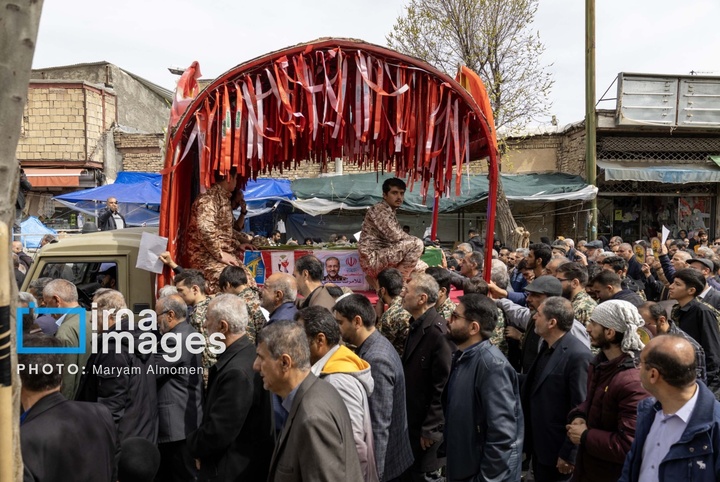 تشییع پیکر سردار غلامرضا سلیمانی در شهرکرد