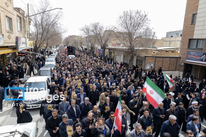 تشییع پیکر سردار غلامرضا سلیمانی در شهرکرد