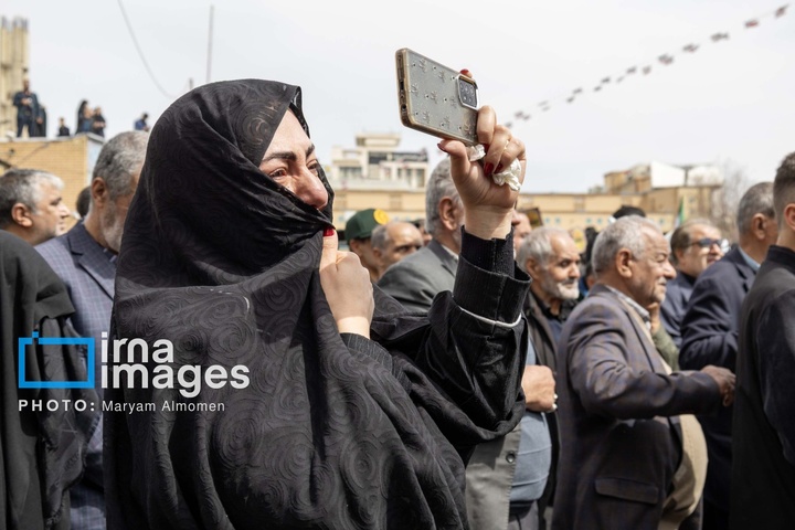 تشییع پیکر سردار غلامرضا سلیمانی در شهرکرد