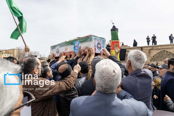 تشییع پیکر سردار غلامرضا سلیمانی در شهرکرد