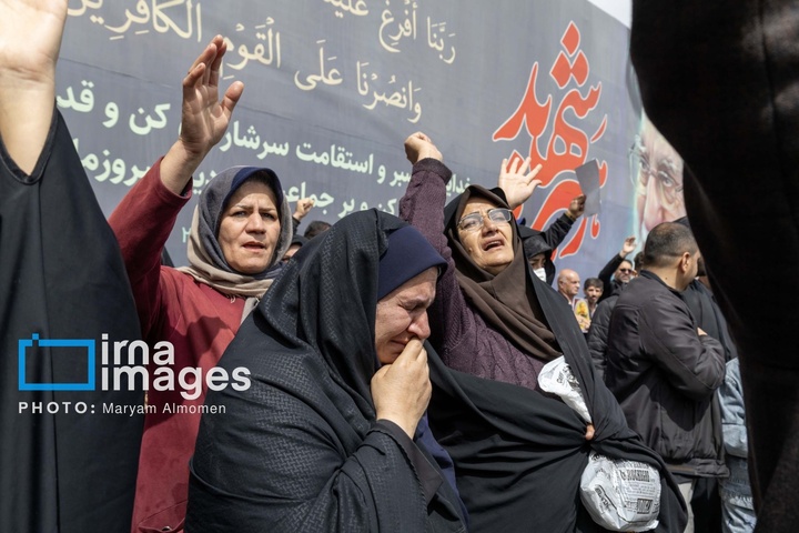 تشییع پیکر سردار غلامرضا سلیمانی در شهرکرد