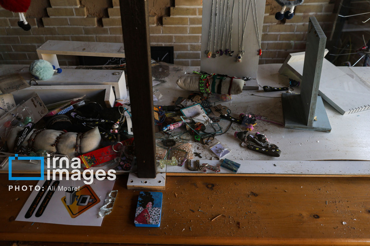 حمله موشکی به مجموعه رفاهی گردشگری ریتاج اهواز