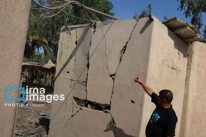 حمله موشکی به مجموعه رفاهی گردشگری ریتاج اهواز