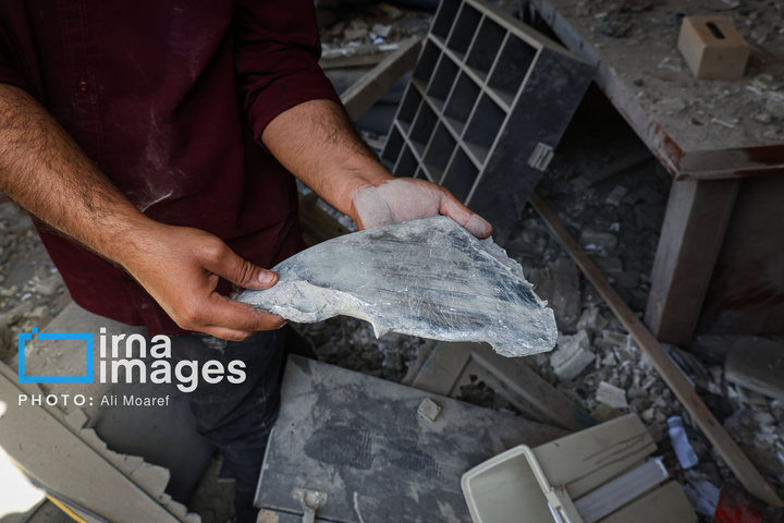 حمله موشکی به مجموعه رفاهی گردشگری ریتاج اهواز