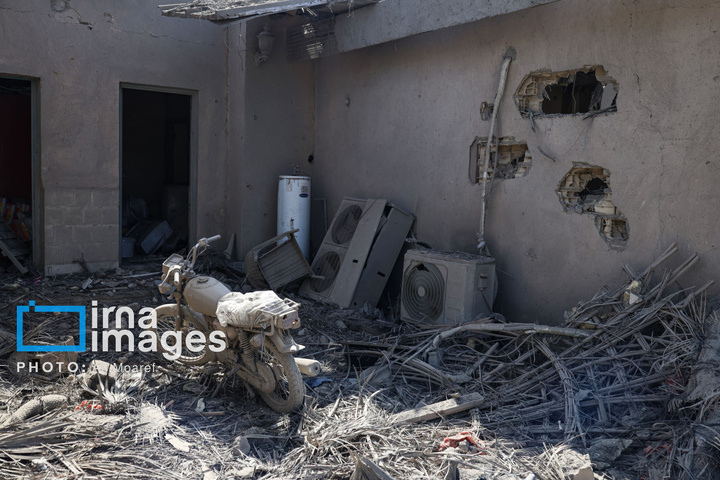 حمله موشکی به مجموعه رفاهی گردشگری ریتاج اهواز