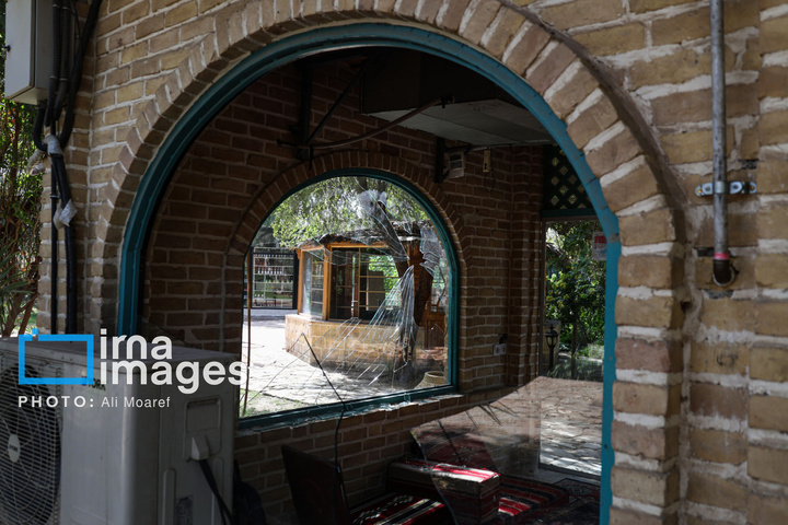 حمله موشکی به مجموعه رفاهی گردشگری ریتاج اهواز