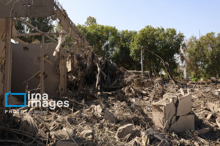 حمله موشکی به مجموعه رفاهی گردشگری ریتاج اهواز