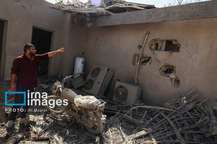 حمله موشکی به مجموعه رفاهی گردشگری ریتاج اهواز