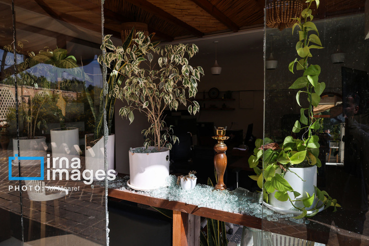 حمله موشکی به مجموعه رفاهی گردشگری ریتاج اهواز