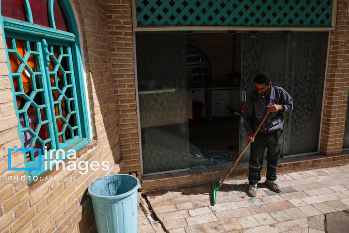 حمله موشکی به مجموعه رفاهی گردشگری ریتاج اهواز