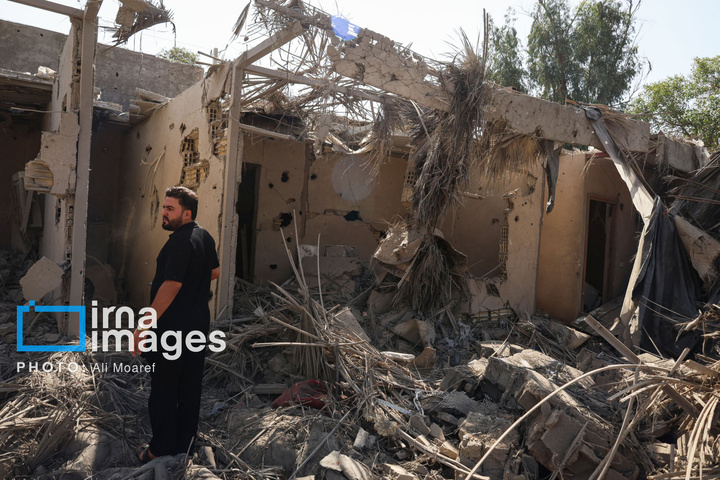 حمله موشکی به مجموعه رفاهی گردشگری ریتاج اهواز