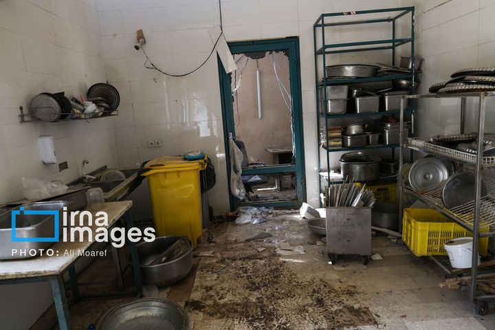 حمله موشکی به مجموعه رفاهی گردشگری ریتاج اهواز