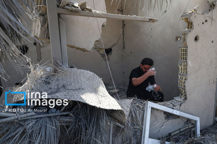 حمله موشکی به مجموعه رفاهی گردشگری ریتاج اهواز