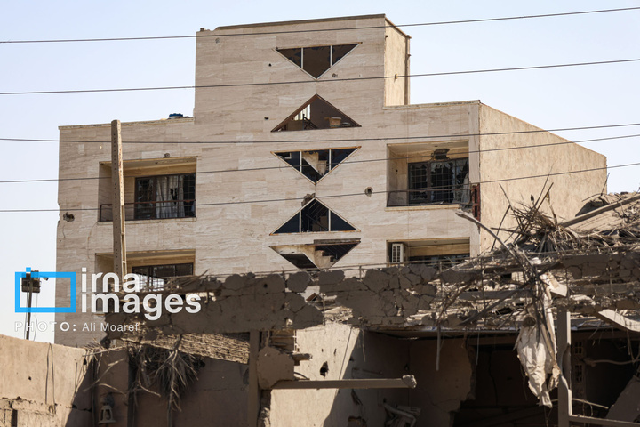 حمله موشکی به مجموعه رفاهی گردشگری ریتاج اهواز