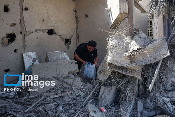 حمله موشکی به مجموعه رفاهی گردشگری ریتاج اهواز