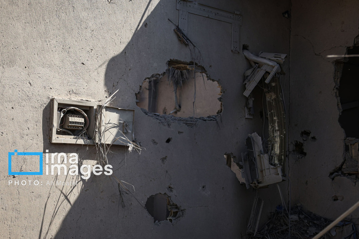 حمله موشکی به مجموعه رفاهی گردشگری ریتاج اهواز