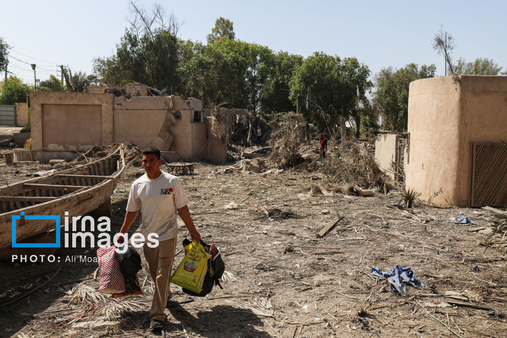 حمله موشکی به مجموعه رفاهی گردشگری ریتاج اهواز