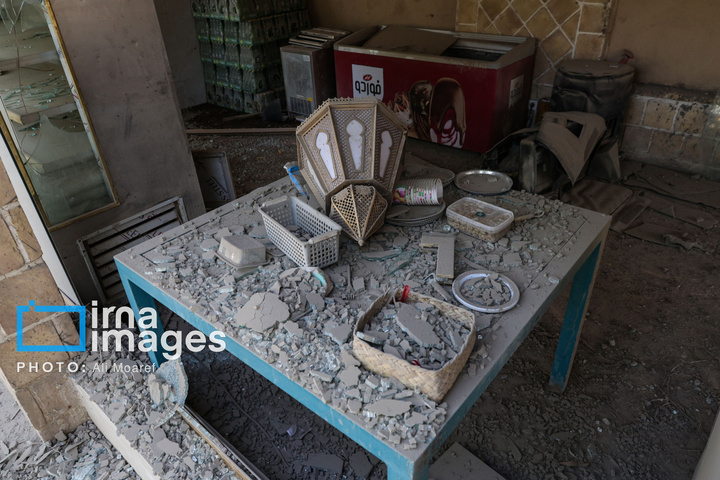 حمله موشکی به مجموعه رفاهی گردشگری ریتاج اهواز