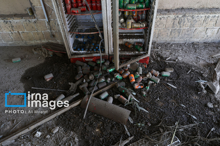 حمله موشکی به مجموعه رفاهی گردشگری ریتاج اهواز